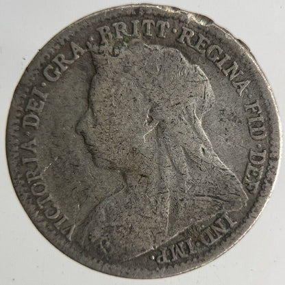 1899 Victoria Threepence Silver Coin | Collectable Grade