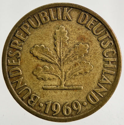 1969 Germany 5 Pfennig Coin | Fine Collectable Grade