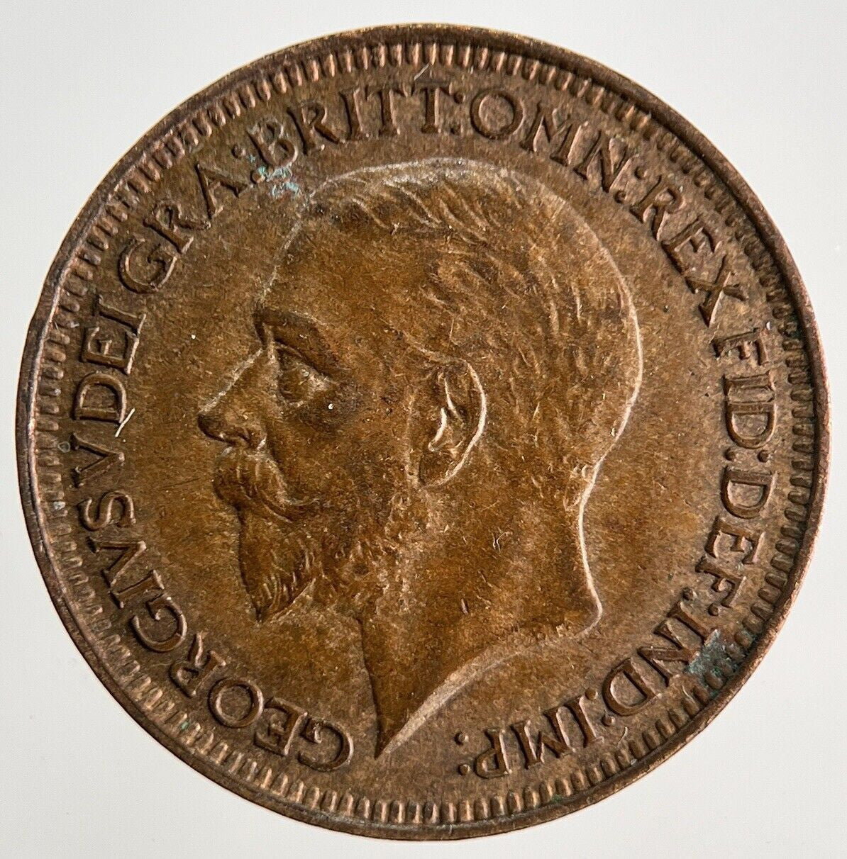 1929 George V Farthing Coin | Very High Grade | a9518