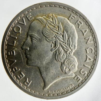 1935 France 5 Francs Coin | Fine Collectable Grade