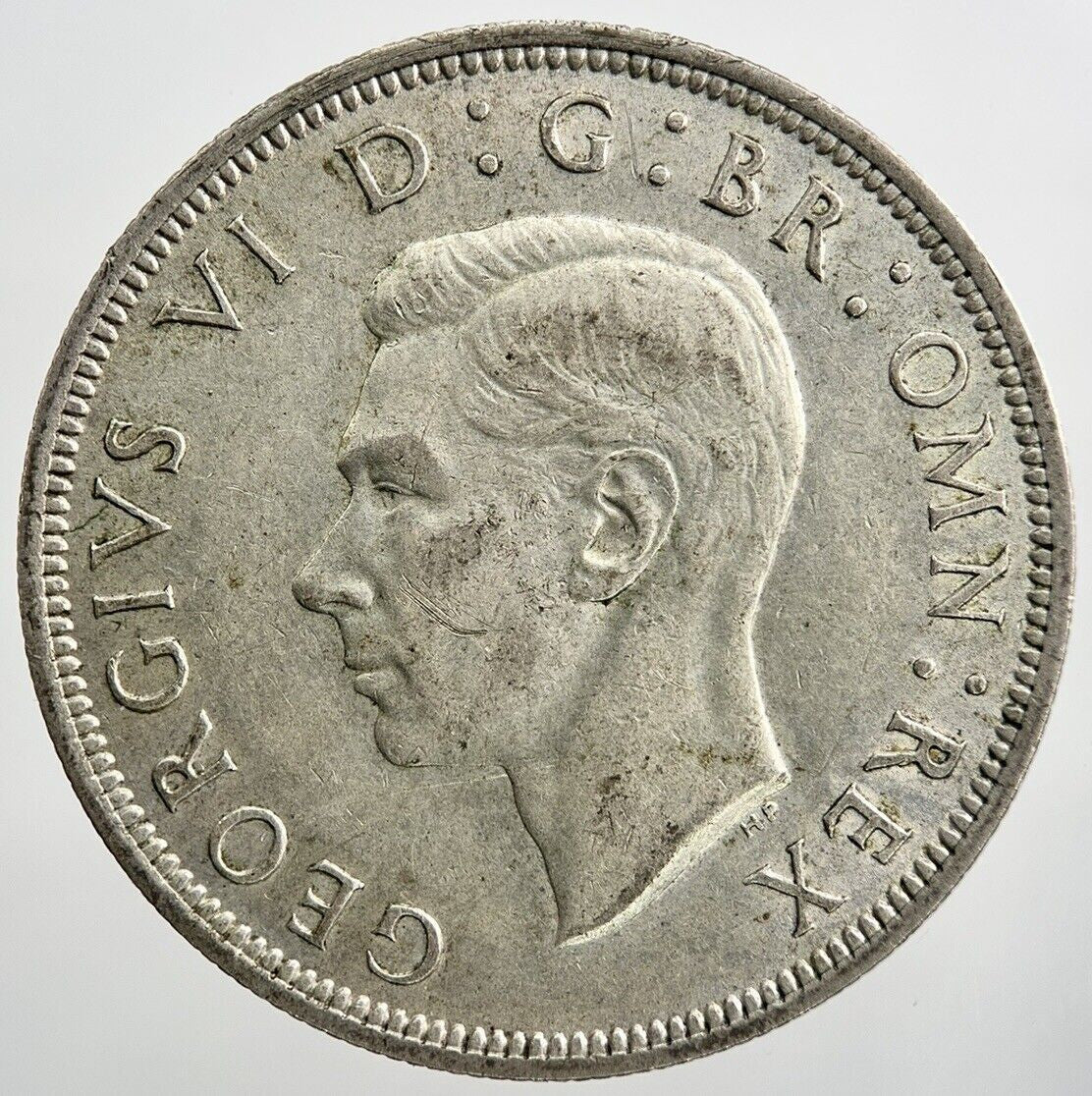 1940 Half - Crown | British Silver Coin | George VI | High Grade | a658