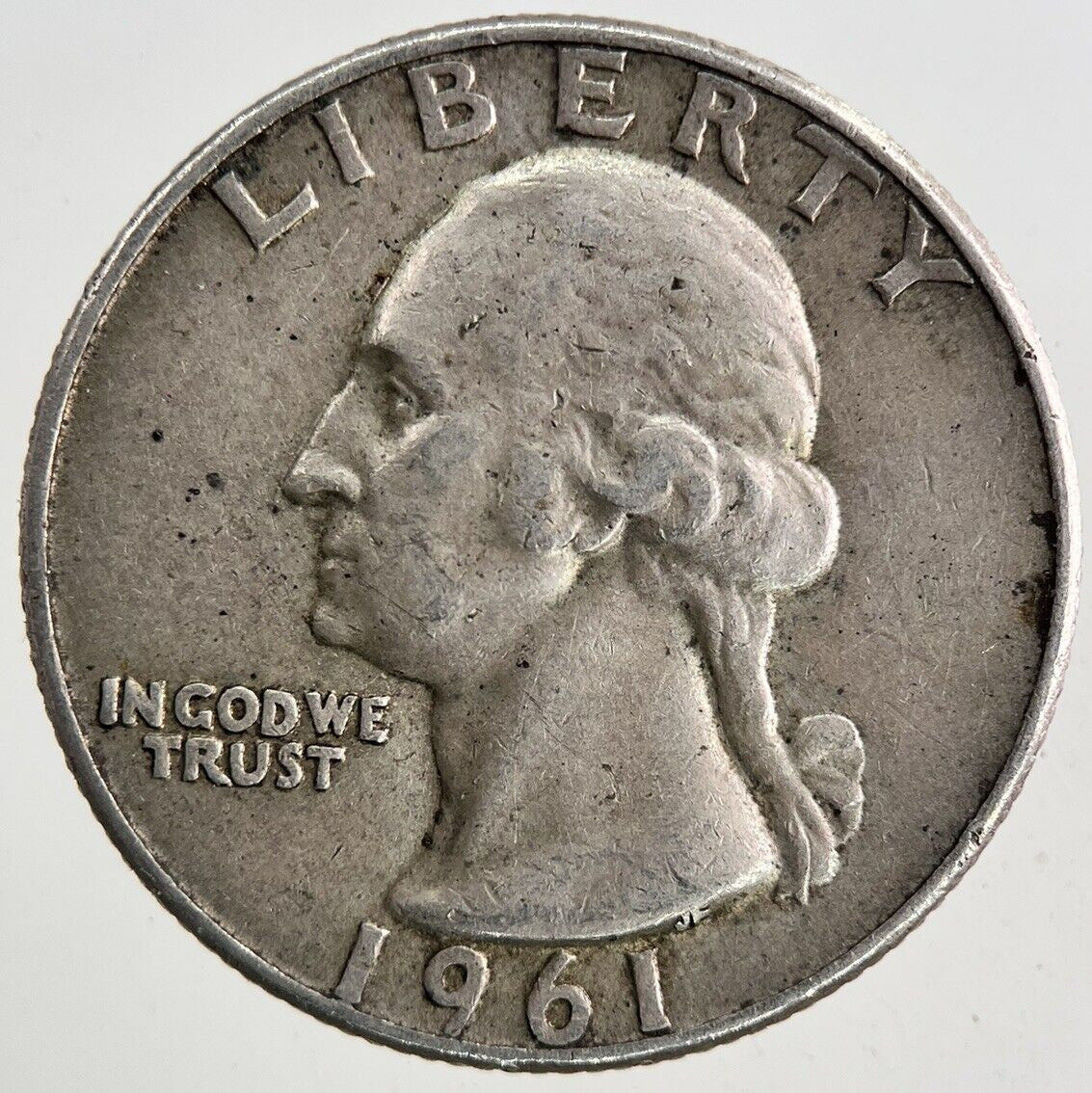 1961 - D US USA Quarter Dollar Silver Coin | Very High Grade