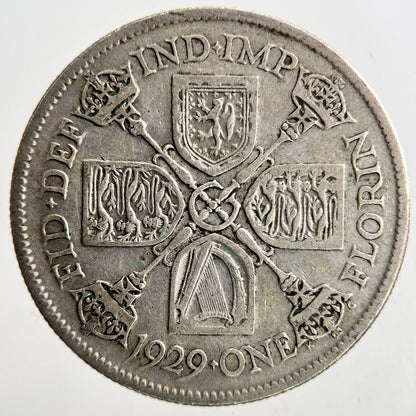 1929 George V Florin Silver Coin | Collectable Grade