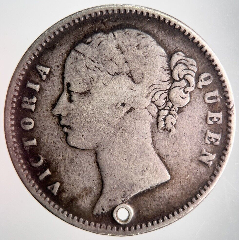 1840 India 1 One Rupee Silver Coin | Collectable Grade | a4109