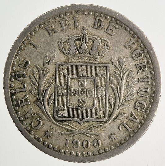 1900 Portugal 100 Reis Coin | Fine Collectable Grade