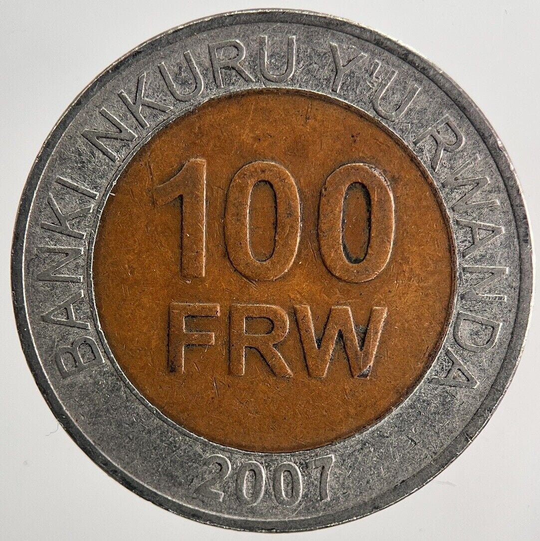 2007 Rwanda 100 Amafaranga Coin | Fine Collectable Grade | a6734
