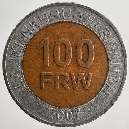 2007 Rwanda 100 Amafaranga Coin | Fine Collectable Grade | a6734