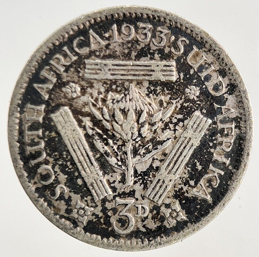 1933 South Africa Threepence Silver Coin | Collectable Grade