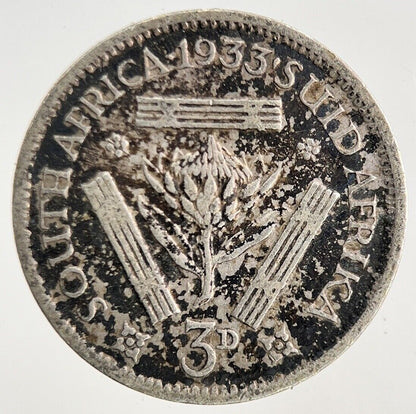 1933 South Africa Threepence Silver Coin | Collectable Grade