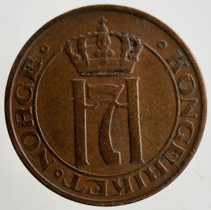 1928 Norway 1 Ore Coin | Fine Collectable Grade