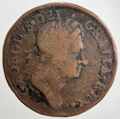 1723 Irish Hibernia Harp Half - Penny Coin | Collectable Grade