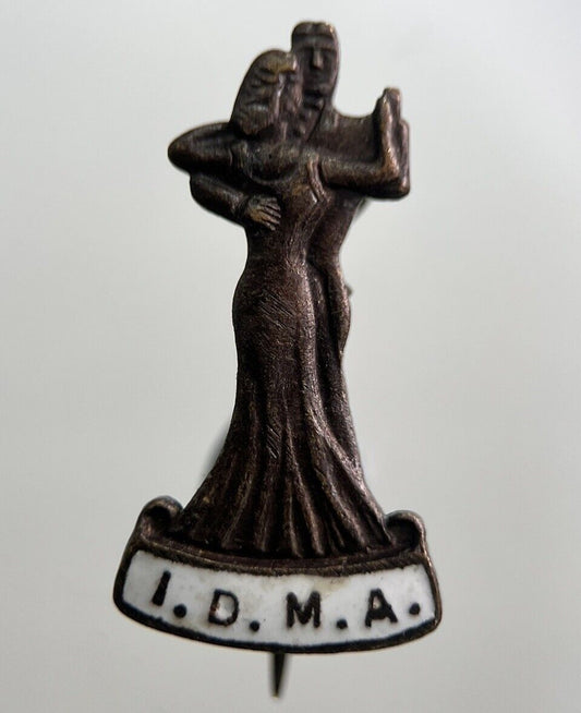 Metal I.D.M.A IDMA Ballroom Dancing Badge | Collectable Grade | a7664