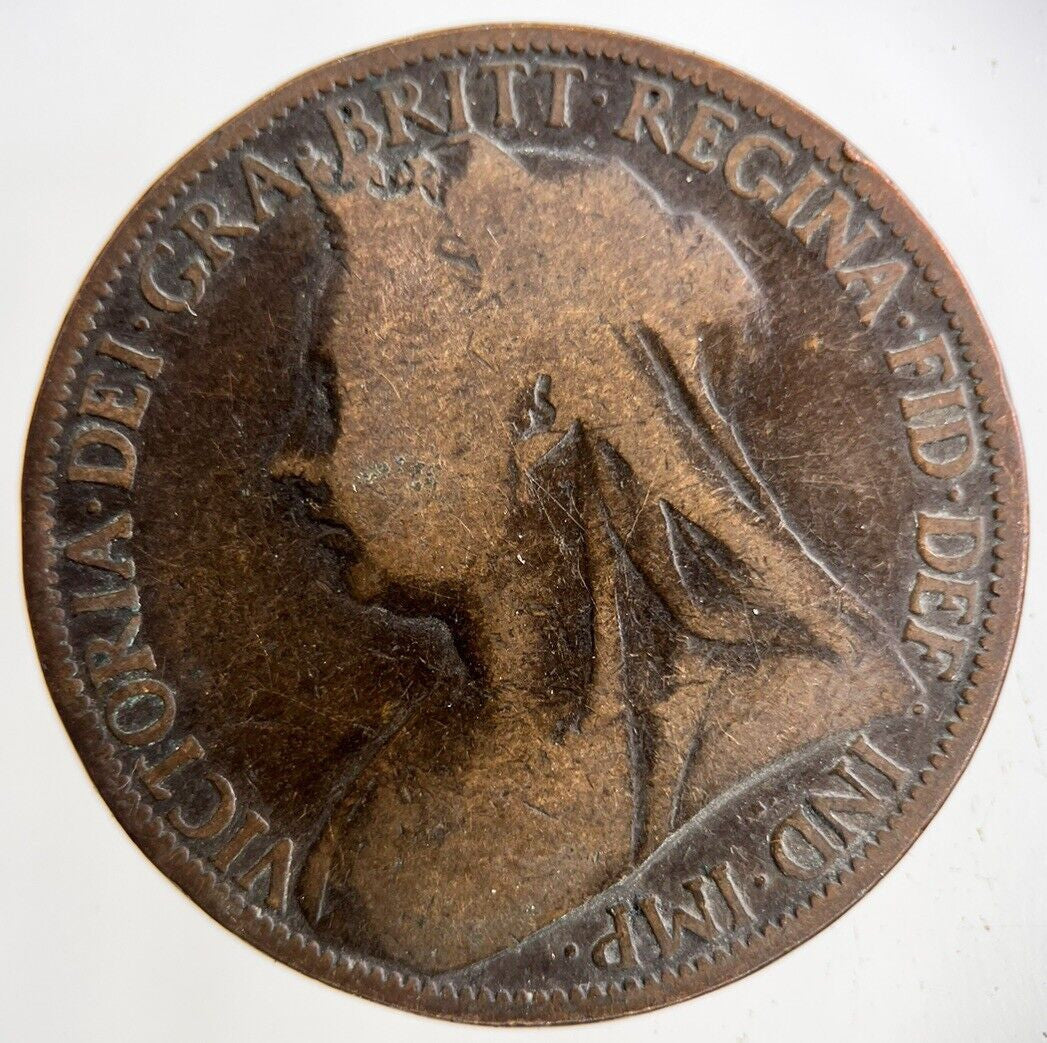 1897 Victoria One Penny Coin | Collectable Grade