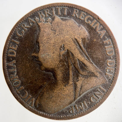 1897 Victoria One Penny Coin | Collectable Grade
