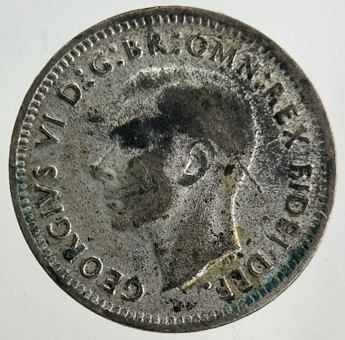 1950 Australia Threepence Silver Coin | Fine Collectable Grade