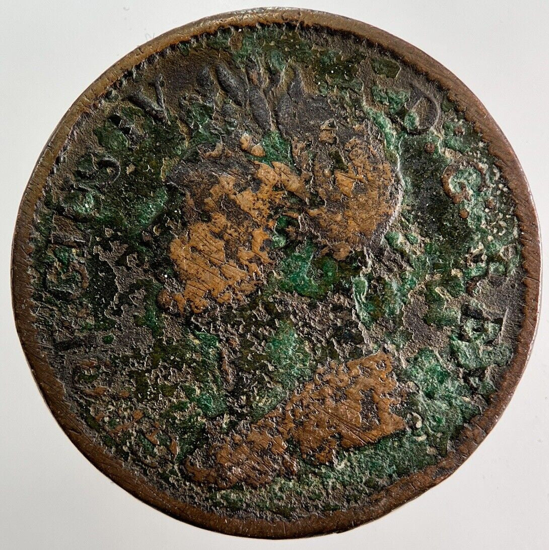 1822 Irish Half - Penny Coin | Fine Collectable Grade