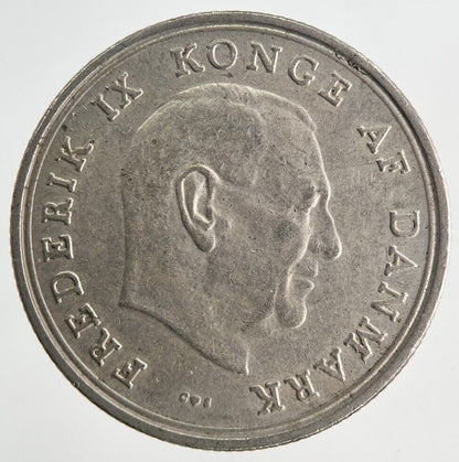 1971 Denmark 1 Kroner Krone Coin | Fine Collectable Grade