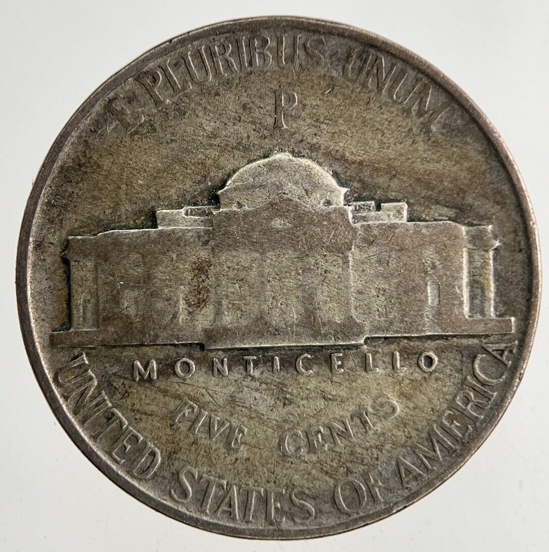 1945 US USA Jefferson Silver War Nickel 5 Cents Coin | Collectable Grade