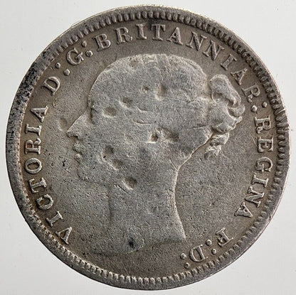 1873 Victoria Threepence Silver Coin | Fine Collectable Grade | a5890