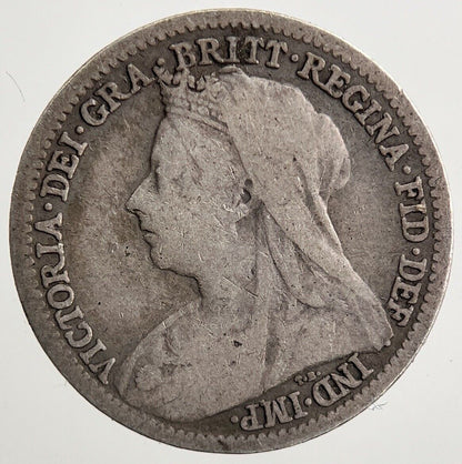 1899 Victoria Threepence Silver Coin | Collectable Grade | a5573