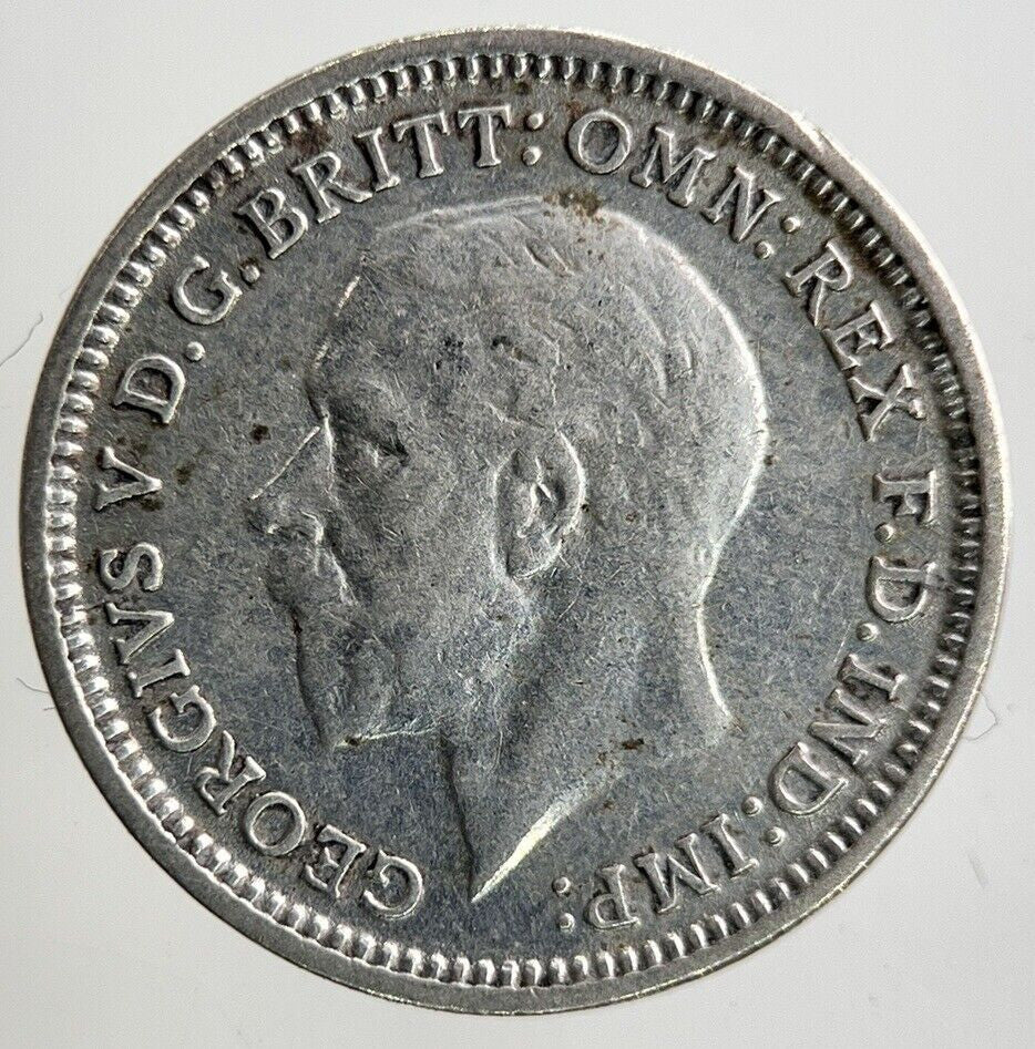 1934 George V Threepence Silver Coin | Fine Collectable Grade
