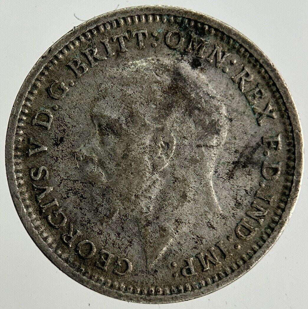 1935 George V Threepence Silver Coin | Fine Collectable Grade