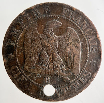 1856 France 5 Centimes Coin | Collectable Grade