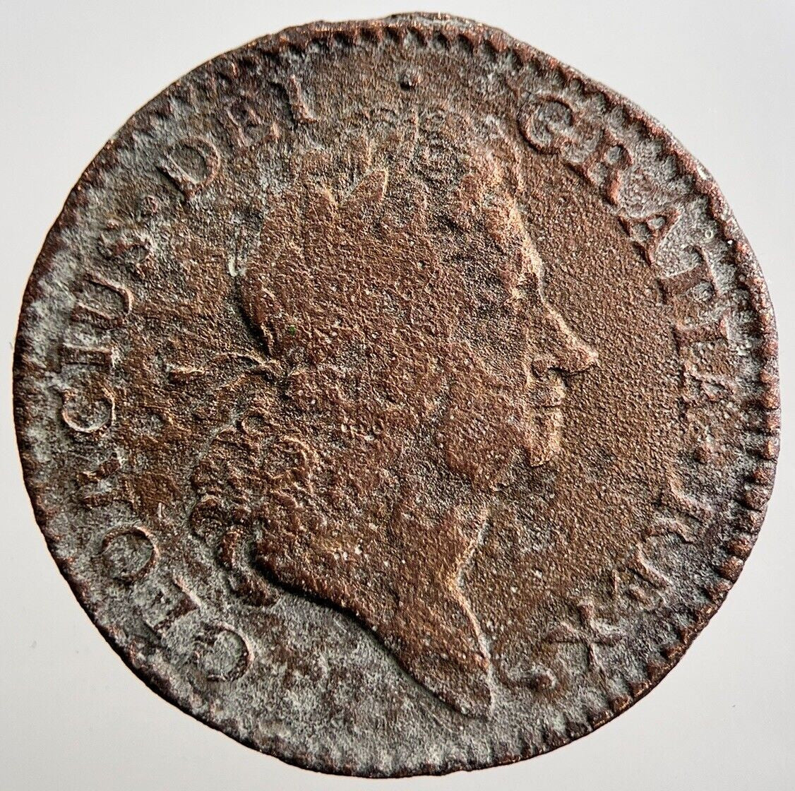 1723 Irish Hibernia Half - Penny Coin | Collectable Grade
