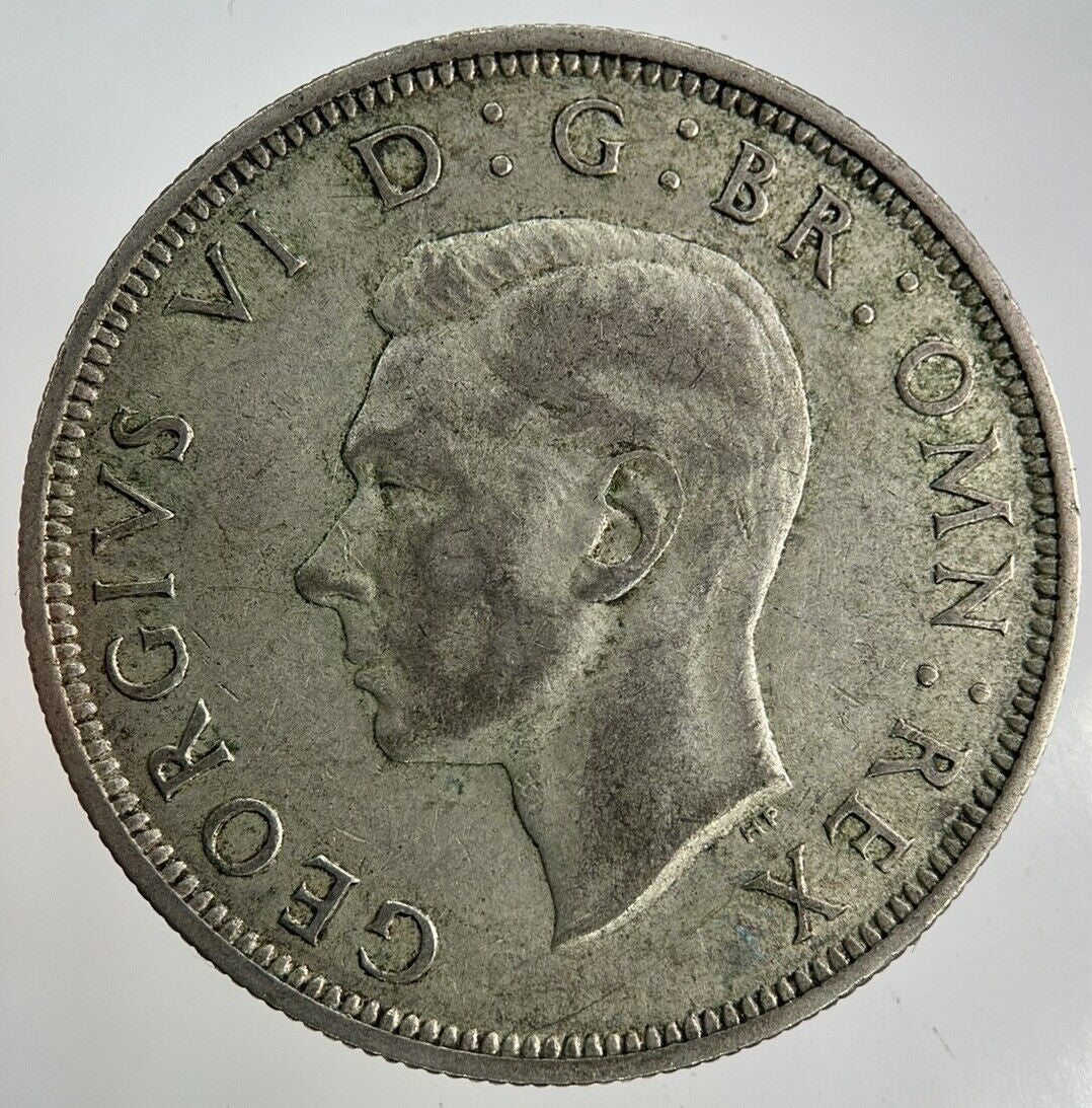 1942 George VI Half - Crown Silver Coin | Fine Collectable Grade