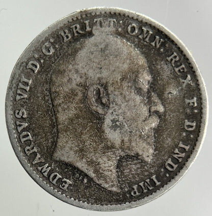 1902 Edward VII Threepence Silver Coin | Collectable Grade