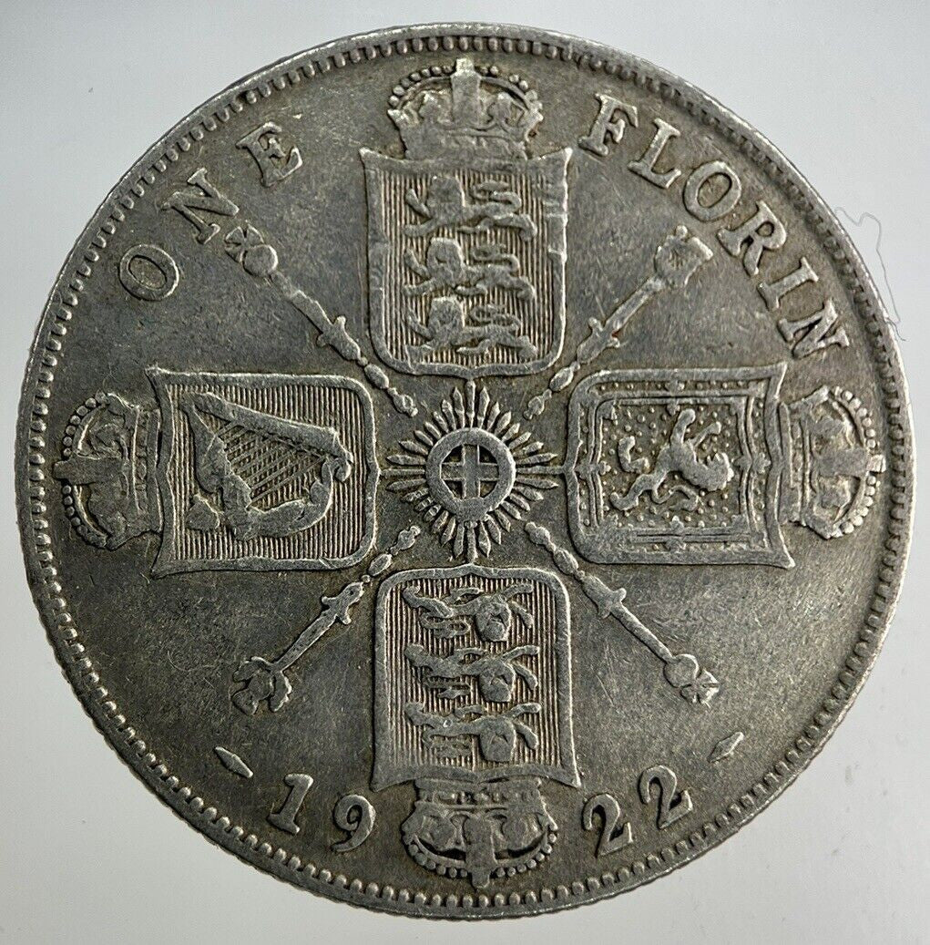1922 George V Florin Silver Coin | Fine Collectable Grade