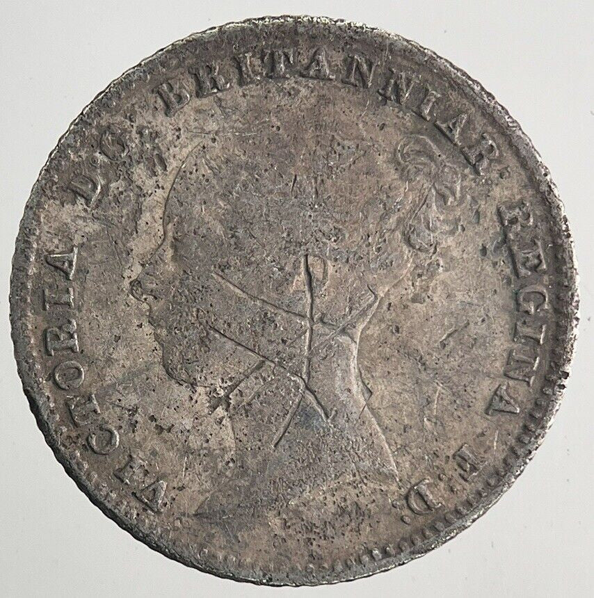 1840 Victoria Four-Pence Groat Silver Coin | Fine Collectable Grade | a9974