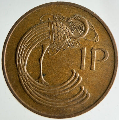 1971 Irish 1p One - Penny Coin | Fine Collectable Grade