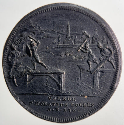 Swiss Br.Medaille (1743) Römische Geschichte, vz Coin | Vey High Grade | a6621