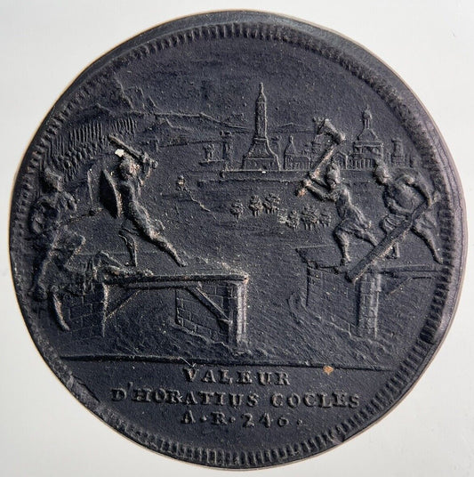Swiss Br.Medaille (1743) Römische Geschichte, vz Coin | Vey High Grade | a6621