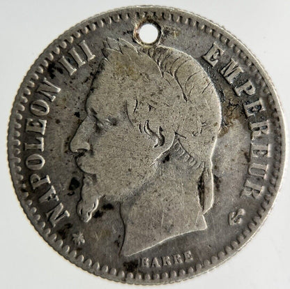 1867 France 50 Centimes Silver Coin | Collectable Grade