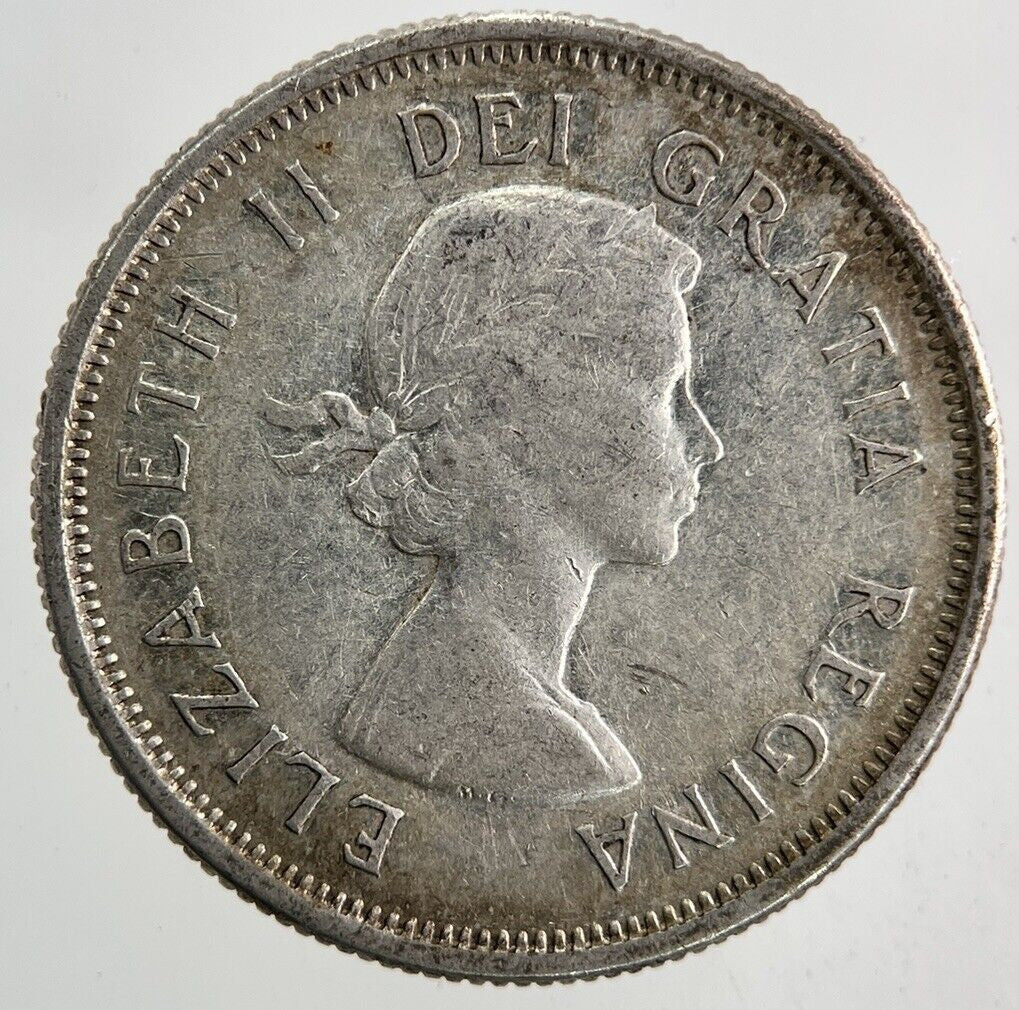 1962 Canada 25 Cents Silver Coin | Fine Collectable Grade