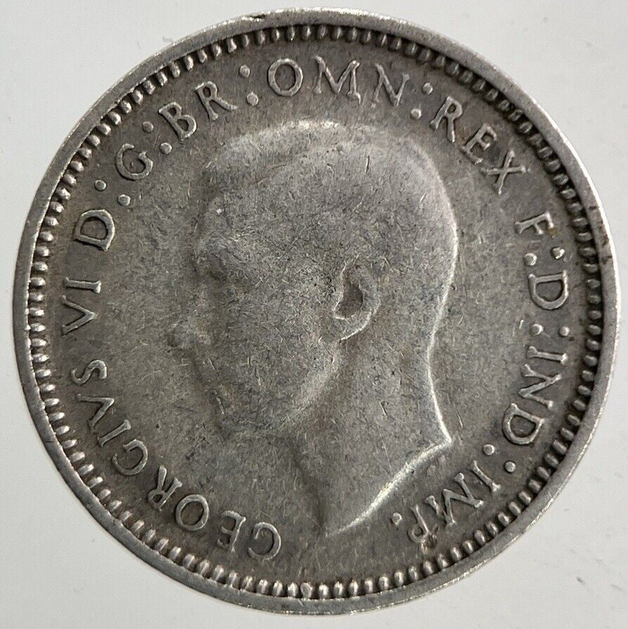 1941 Australia Threepence Silver Coin | Fine Collectable Grade