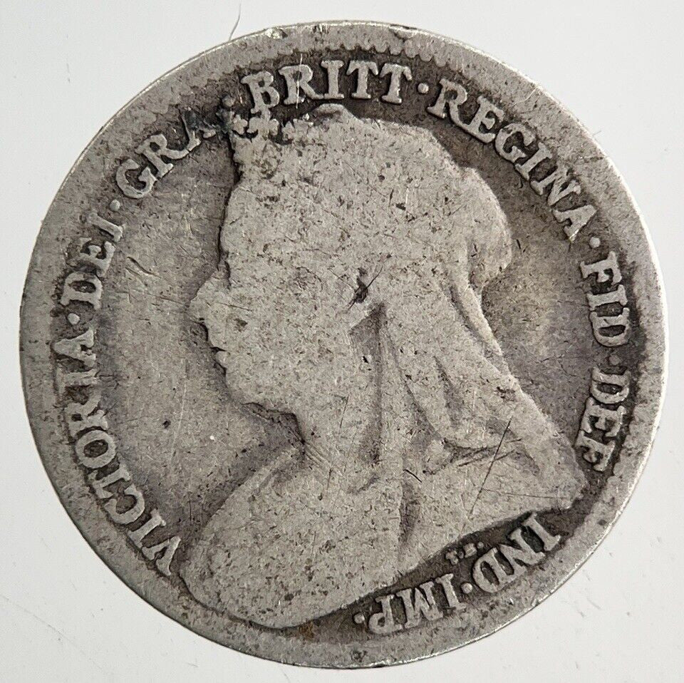 1898 Victoria Threepence Silver Coin | Collectable Grade