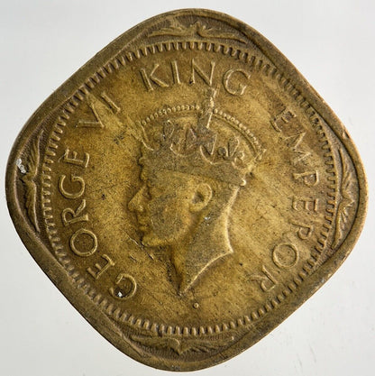 1943 India 2 Annas Coin | Fine Collectable Grade