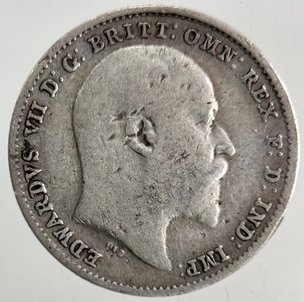 1902 Edward VII Threepence Silver Coin | Collectable Grade