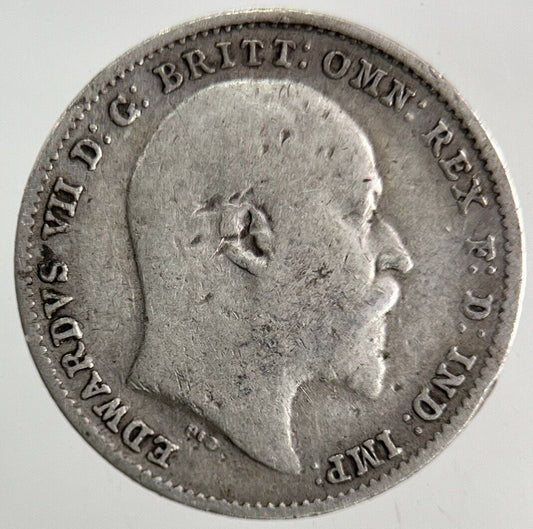 1902 Edward VII Threepence Silver Coin | Collectable Grade