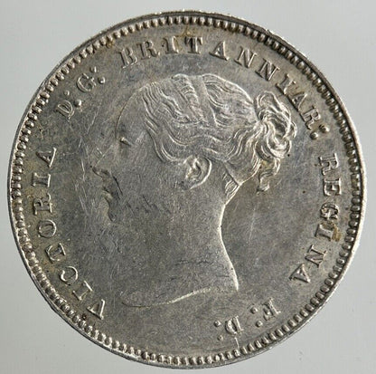 1883 Victoria Maundy Four - Pence Silver Coin | Very Fine Grade