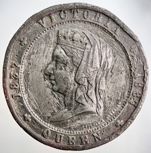 1837 - 1887 Victoria Commemorative Jubilee Medal | Collectable Grade | a2541