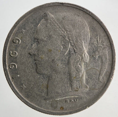 1969 Belgium 1 Franc Coin | Fine Collectable Grade