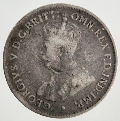 1914 West Africa Threepence 3 Pence Silver Coin | Collectable Grade