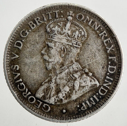 1926 Australia Sixpence Silver Coin | Very High Grade