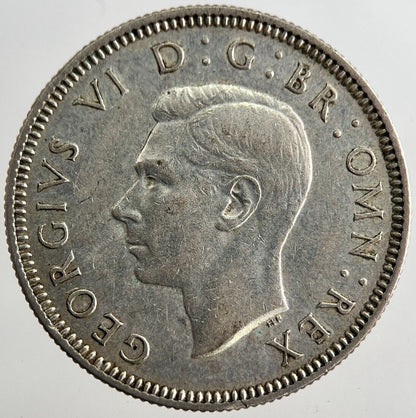 1938 George VI One Shilling Silver Coin | Very High Grade | a8179