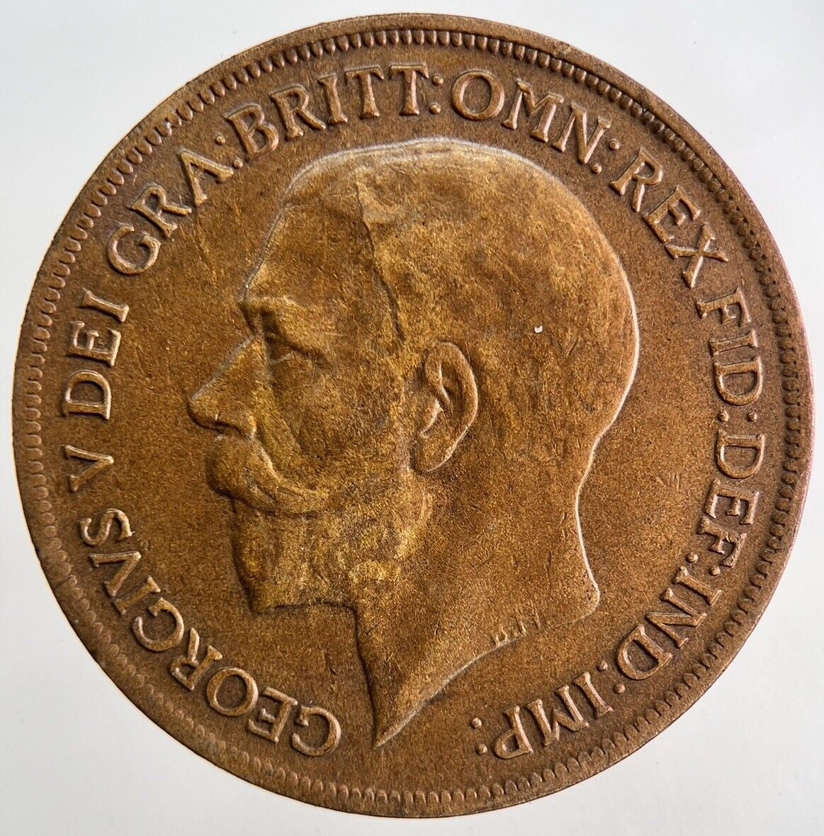 1917 George V One Penny Coin | Fine Collectable Grade