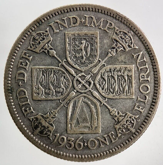 1936 George V Florin Silver Coin | Fine Collectable Grade